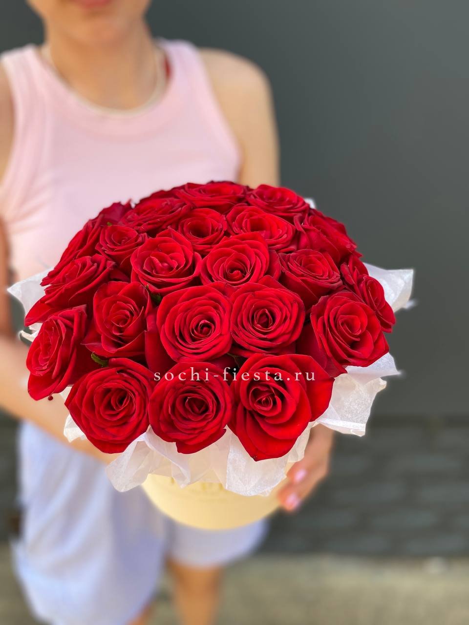 свадебная коробка XL с пионами для церемонии в Иваново