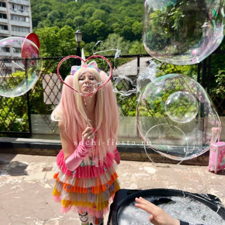 Шоу мыльных пузырей в Иваново
