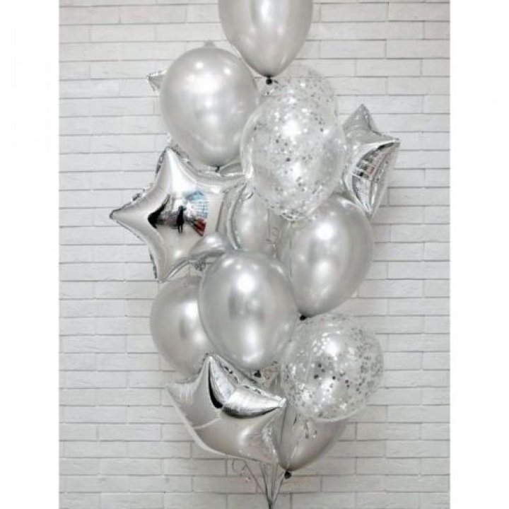 Фонтан шаров "Сильвер мун" в Иваново