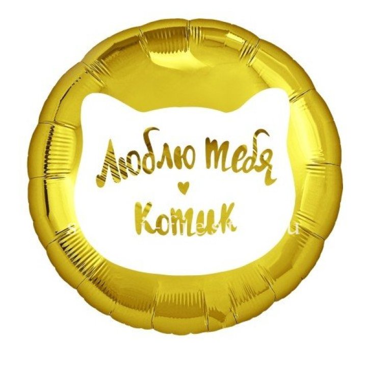 Фольгированный шар "Люблю тебя, Котик" в Иваново