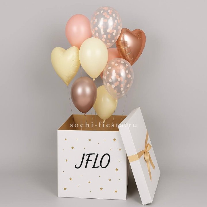 Коробка-сюрприз с шарами №2 в Иваново