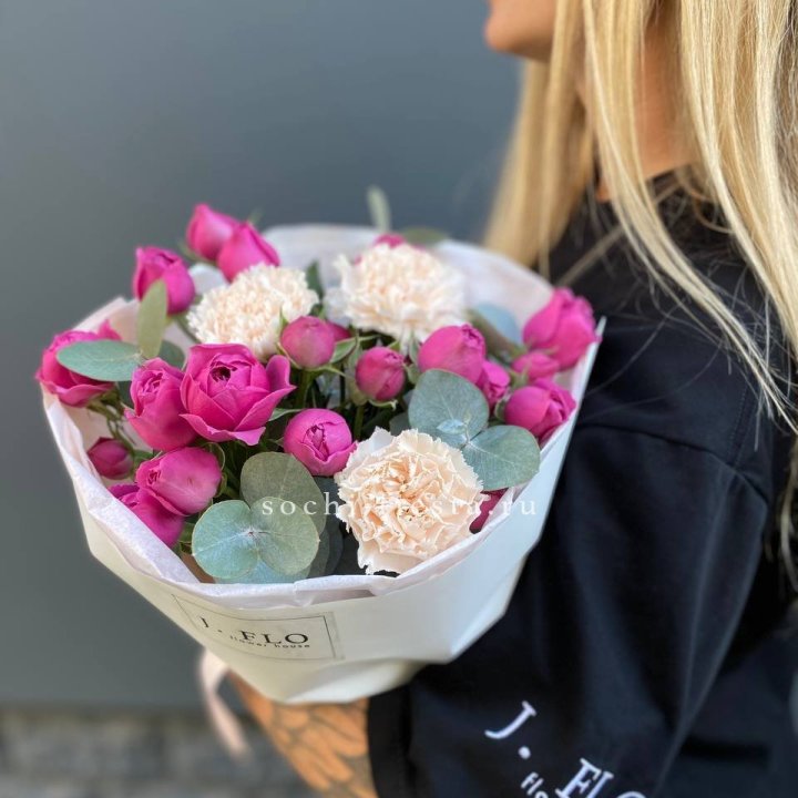 Букет с мисти бабблс №2 в Иваново