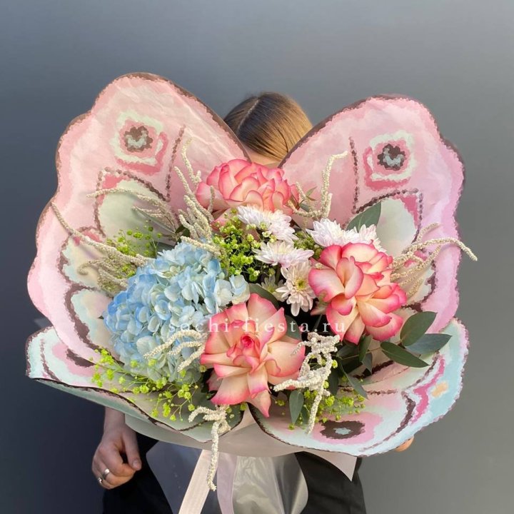 Дизайнерский букет бабочка №5 в Иваново