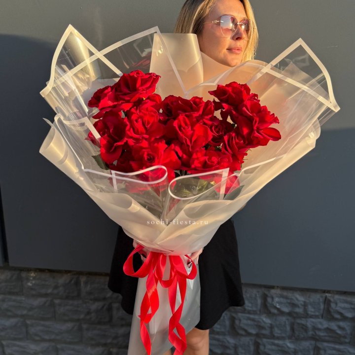  Букет  высоких роз 15 шт в Иваново