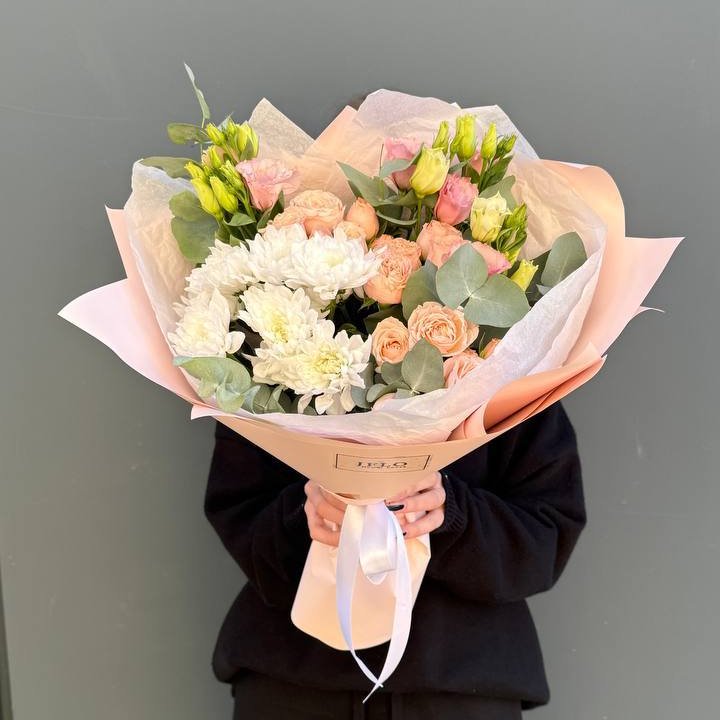 Букет "Персиковая нежность" в Иваново