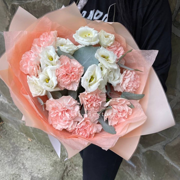  Букет диантусов "Пич" в Иваново