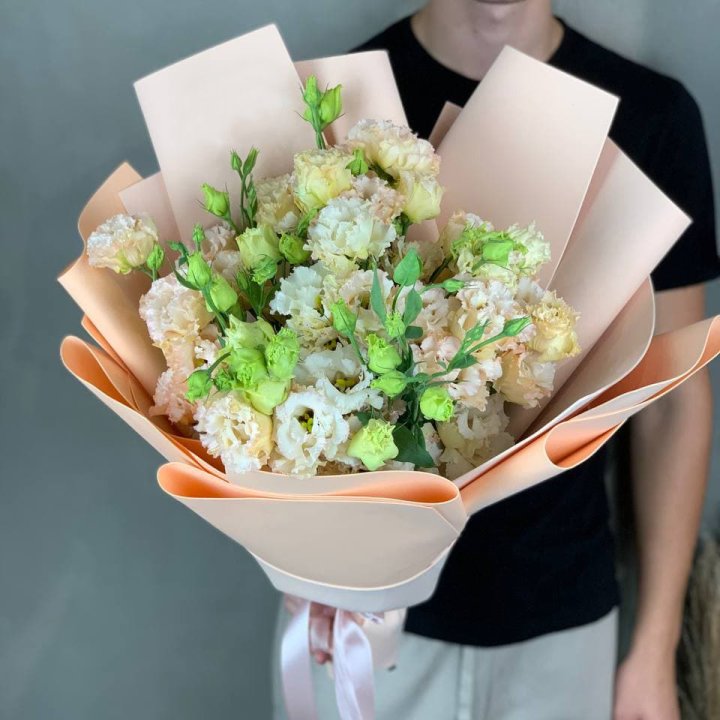 Букет эустом "Крем" в Иваново