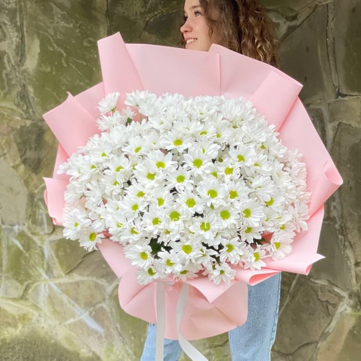  Букет хризантем "Крем" в Иваново