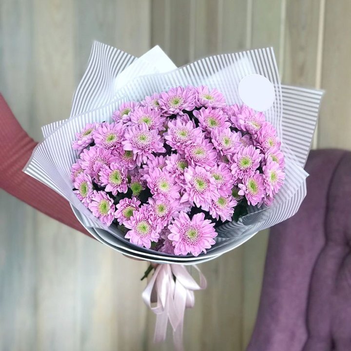 Букет розовых хризантем в Иваново