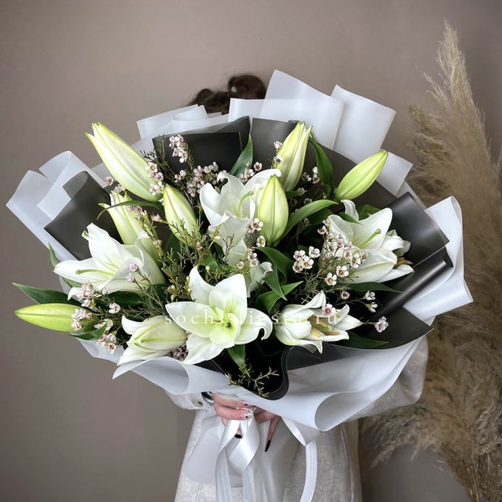 Букет лилий Снежная королева в Иваново