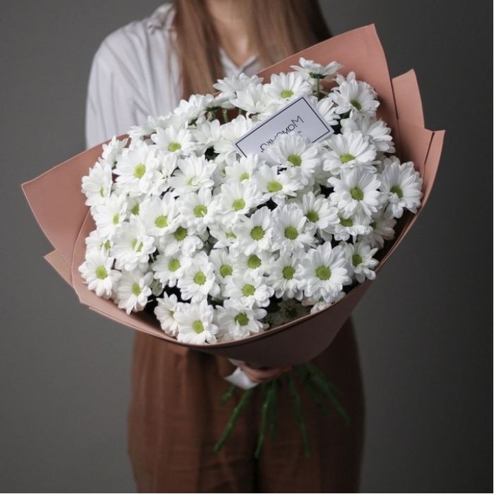 Хризантемы в крафте в Иваново