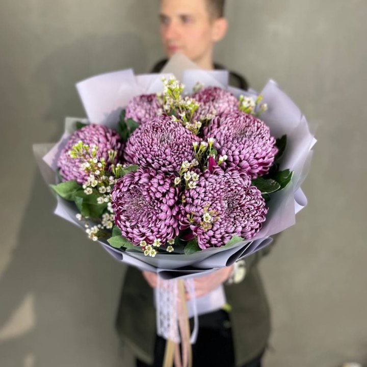 Букет хризантем "Палермо" в Иваново
