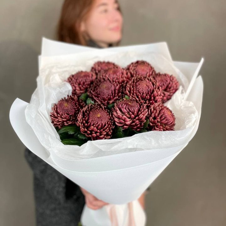 Букет хризантем "Касиопия" в Иваново