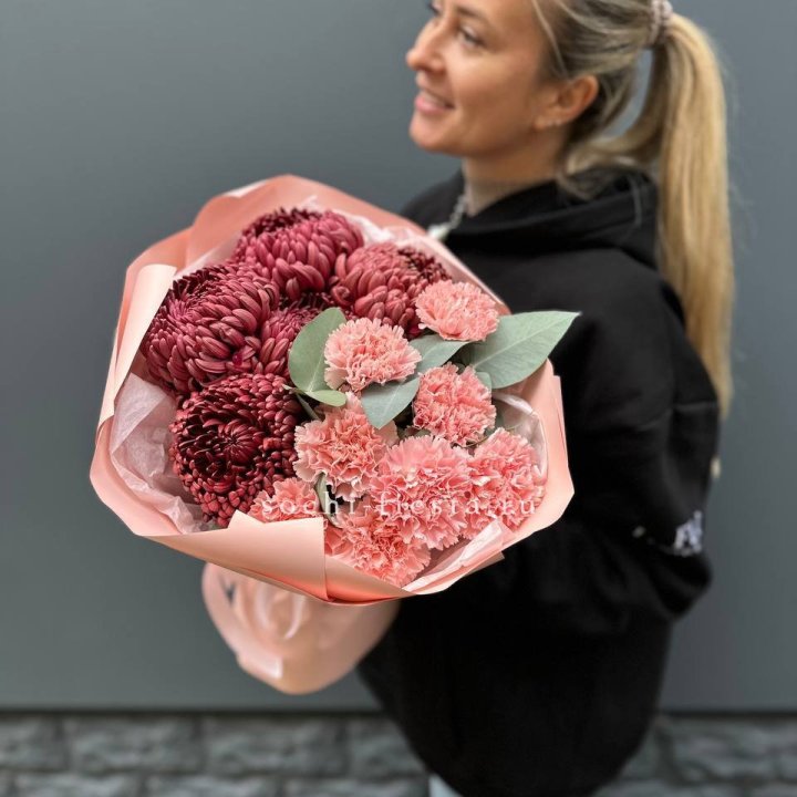 Дуо диантусы и бигуди в Иваново