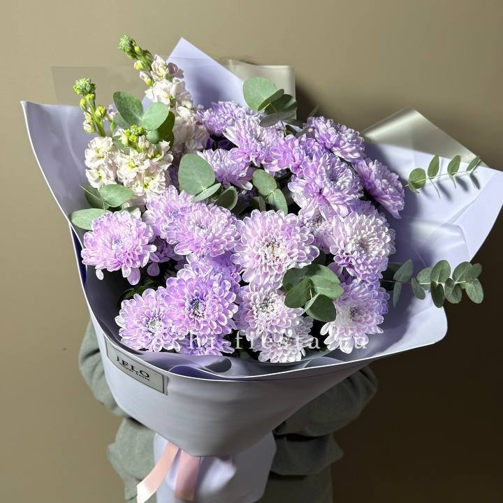 Дуо хризантема и маттиола в Иваново