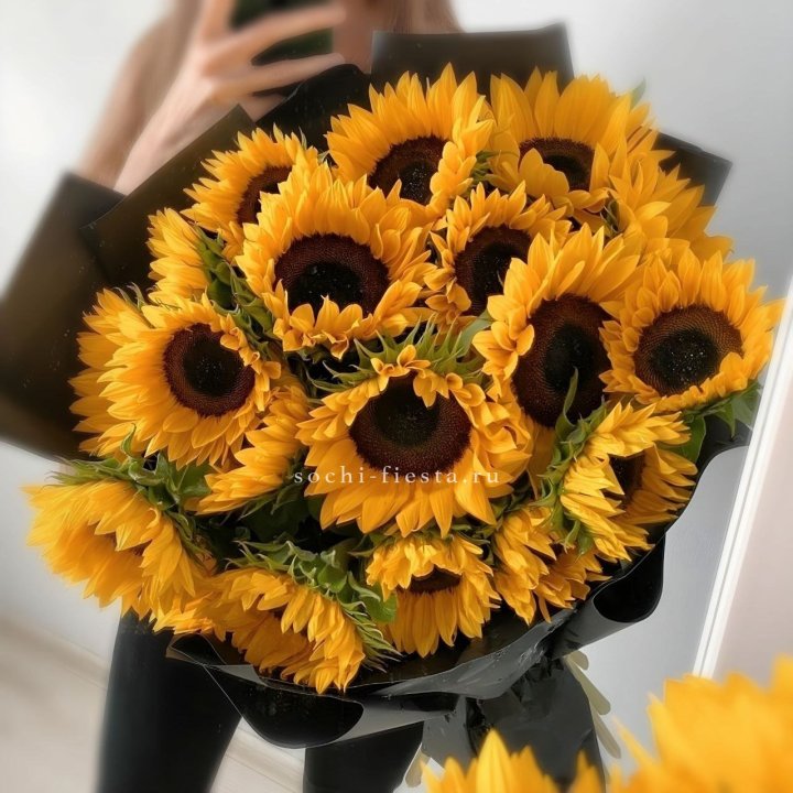 Букет подсолнухов "Гига" в Иваново
