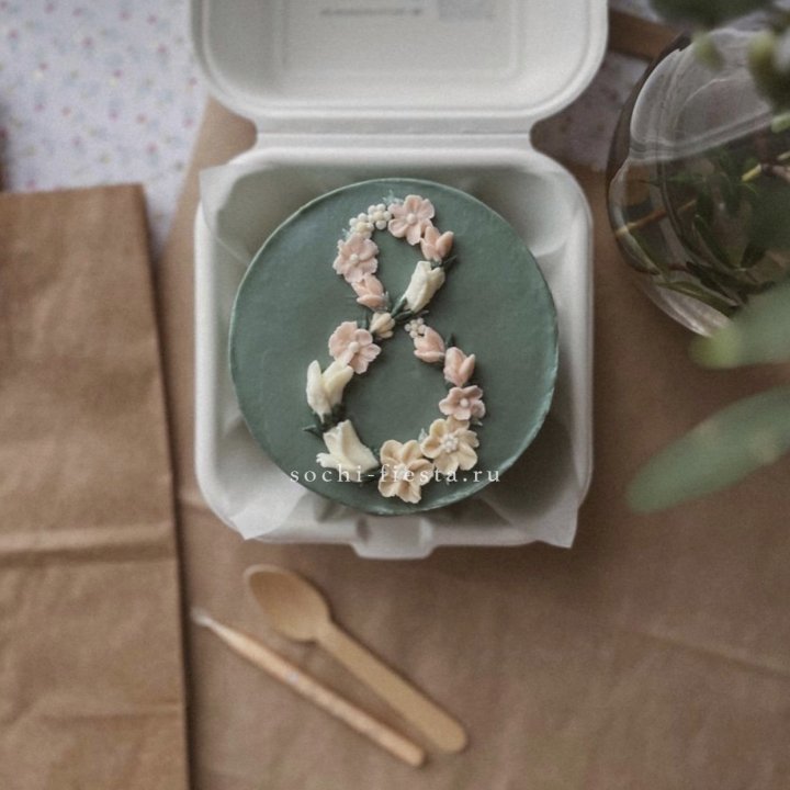 Бенто-торт "8 марта" green  в Иваново