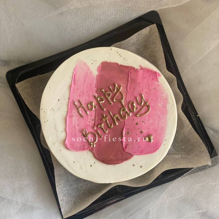 Бенто-торт "С днём рождения" пастель в Иваново