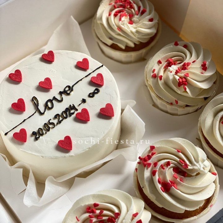 Капкейки и бенто-торт "Любимые" в Иваново