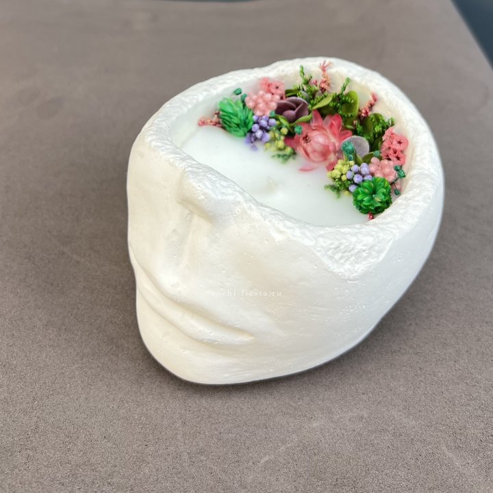 Свеча ароматическая в гипсе  в Иваново