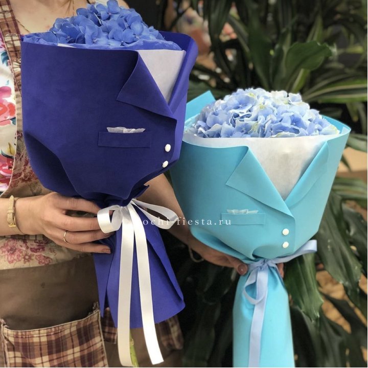 Букет с гортензией с пиджаком в Иваново
