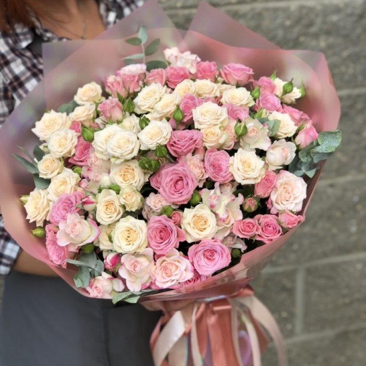 21 кустовая роза в Иваново