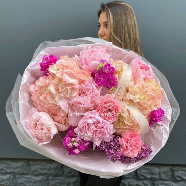  Букет "Фловер пионс" в Иваново
