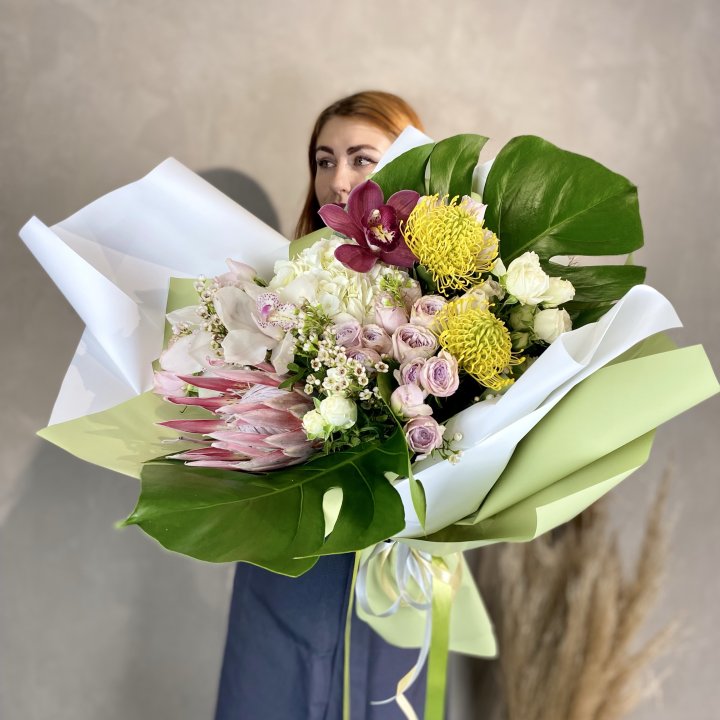 Дизайнерский букет экзотики в Иваново