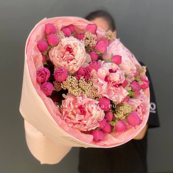  Букет с пионами "Преференс" в Иваново