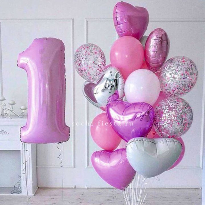 Набор шаров "С днем рождения" в Иваново