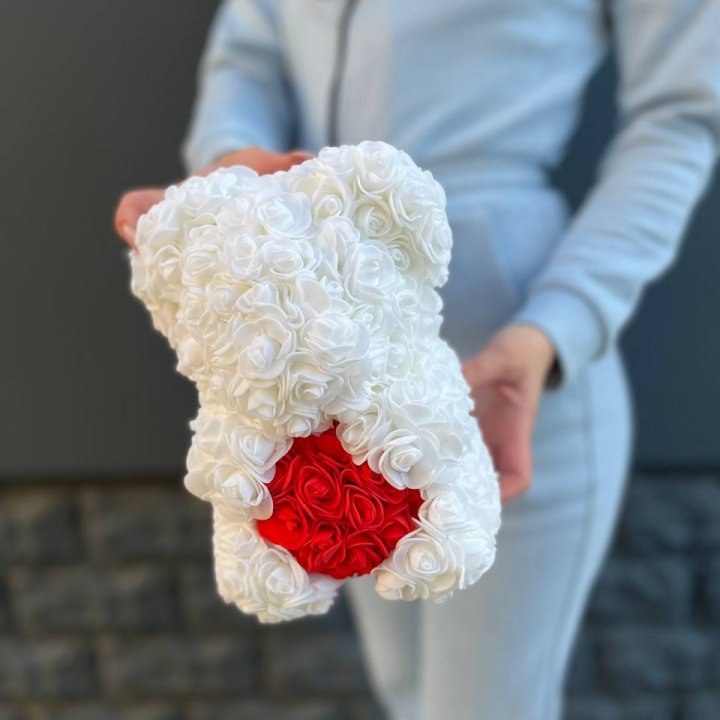 Медведь с красным седцем в Иваново