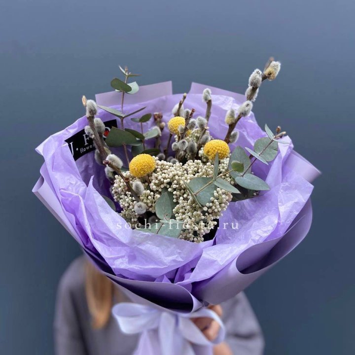 Букет с Вербой №1 в Иваново