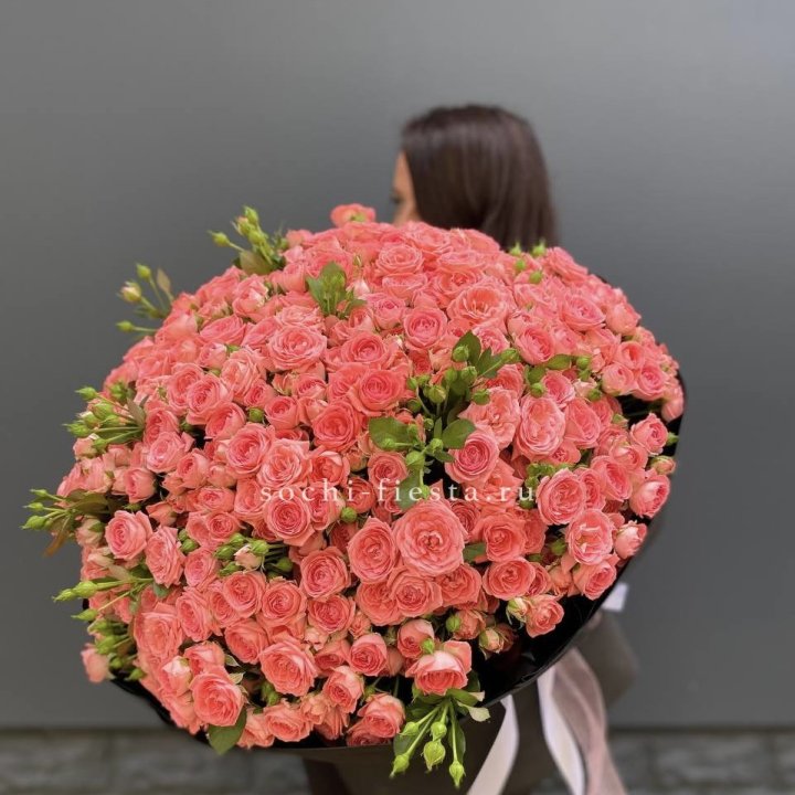 101 кустовая роза Барбадос в Иваново