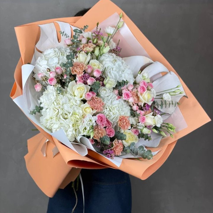 Макси-букет кремовый в Иваново