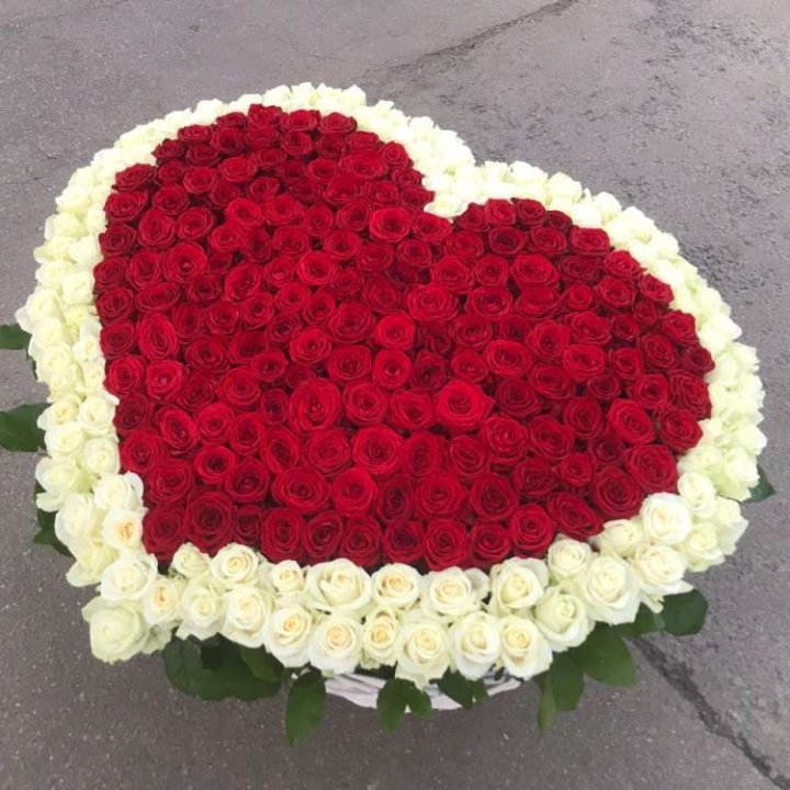 333 розы в корзине в Иваново