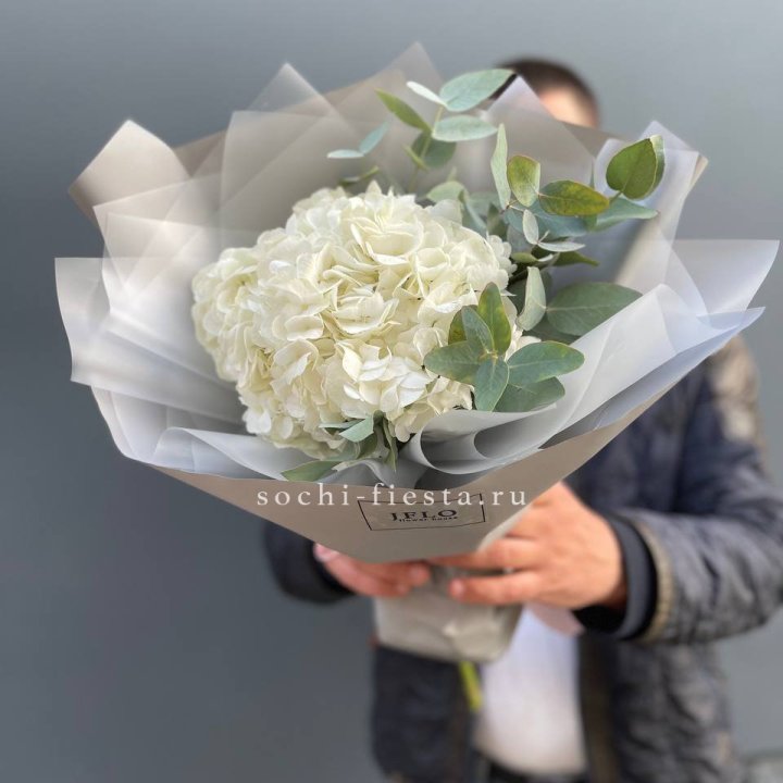  Букет  из белой гортензии в Иваново