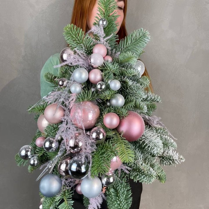 Новогодняя елочка "Розе голд" в Иваново