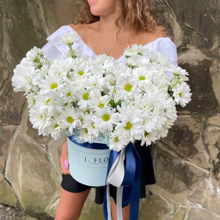 Коробка с хризантемами №2 в Иваново