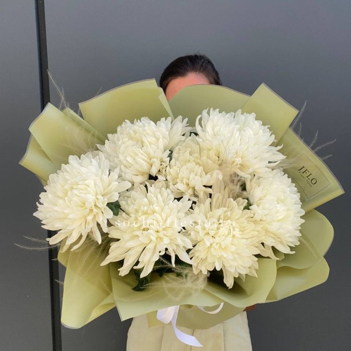 Букет одноголовых хризантем  в Иваново