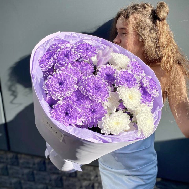  Букет хризантем "Сирена" в Иваново