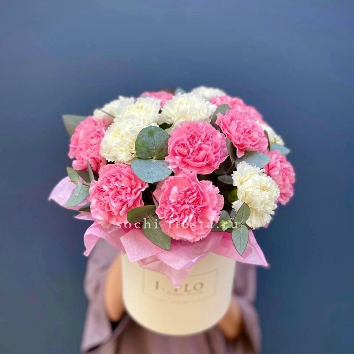 Диантусы в цилиндре в Иваново