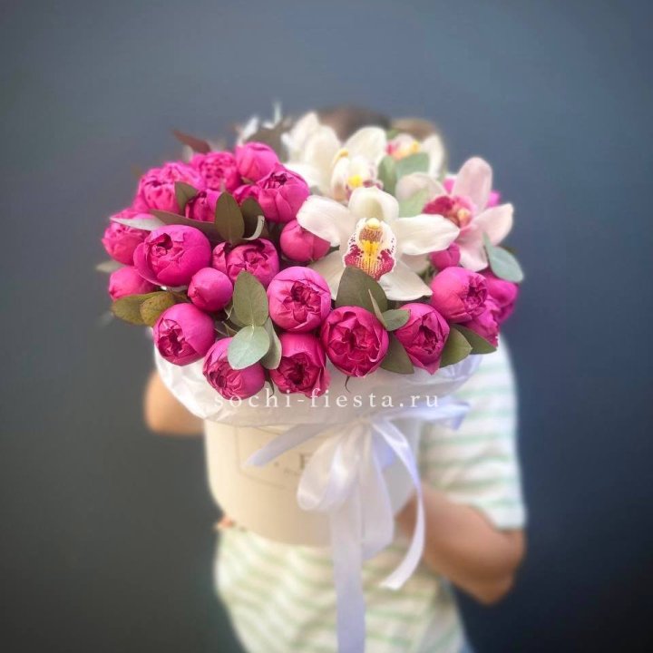 Бокс дуо мисти и орхидеи в Иваново