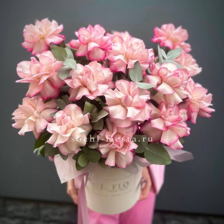 17 Французских  роз Венди в боксе в Иваново