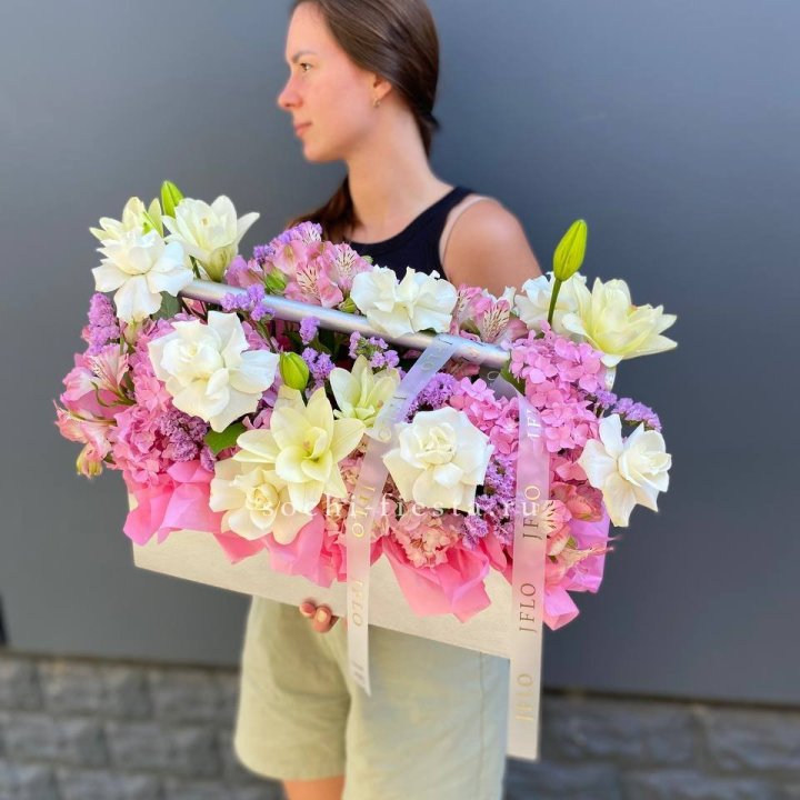 Большой бокс розовый в Иваново