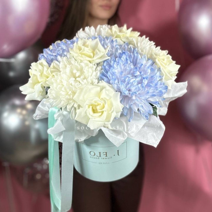 Коробка с цветами "Вольта" в Иваново