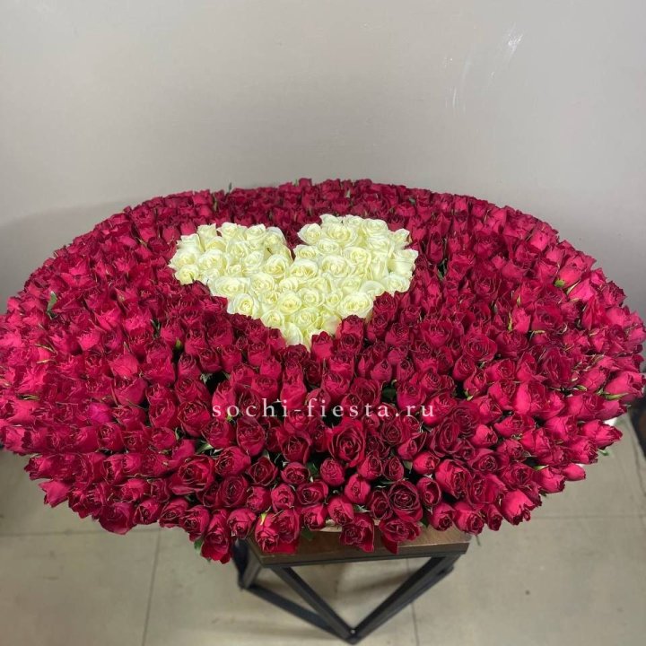 501 роза в корзине в Иваново