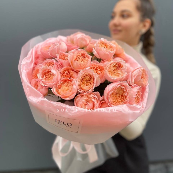 Букет из пионовидных роз Джульетта в Иваново