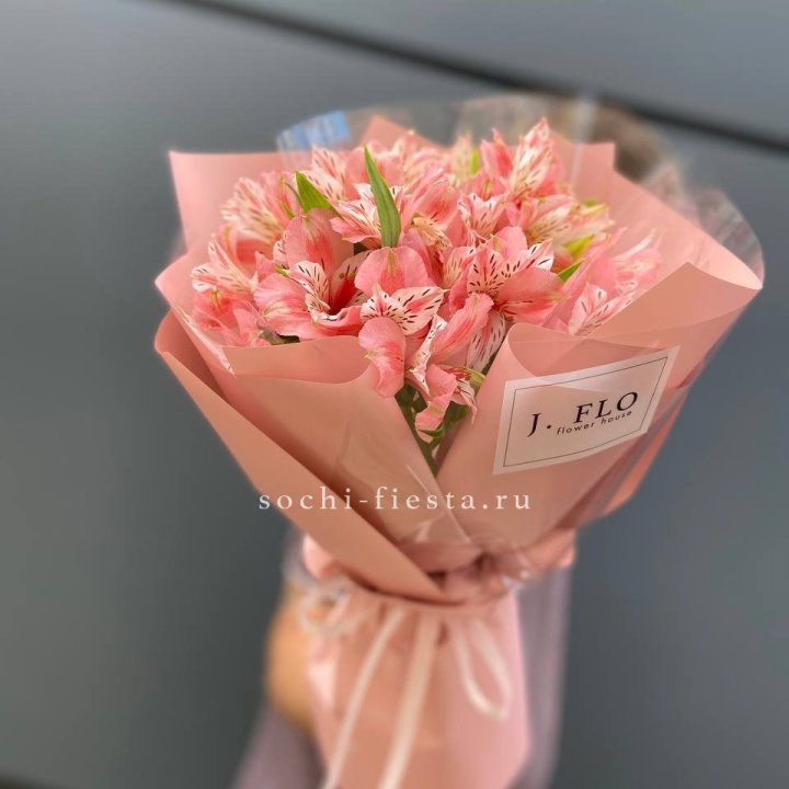 Букет альстромерий розовых в Иваново