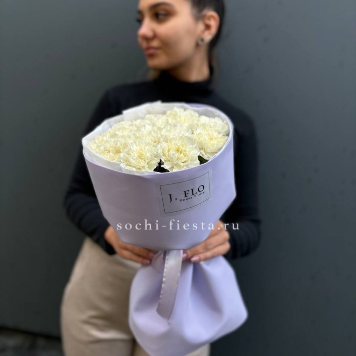 Букет белых диантусов в Иваново