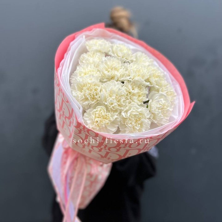 Белые диантусы №2 в Иваново